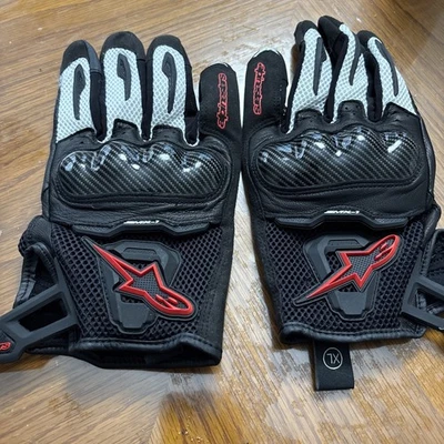 Guantes de aire Alpinestars SMX-1 negros talla XL. COMO NUEVO Foto 1 de 4
