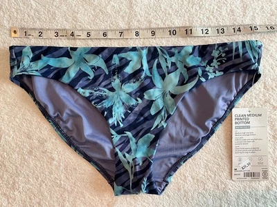 Vestido de bikini Athleta nuevo con etiquetas M limpio medio estampado inferior 657723 Tigerlily azul  Foto 1 de 4