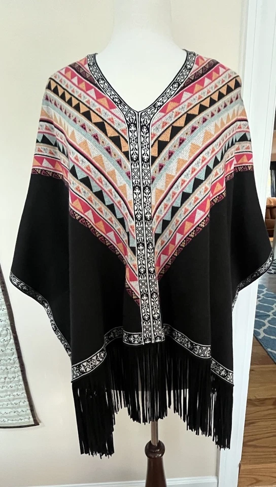 Hermoso Poncho Suéter Algodón Hecho por Odd Molly Boutique Talla 1/2 Mediano Foto 1 de 4