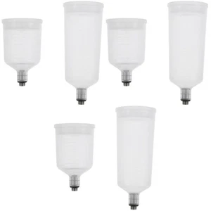  Set of 3 Replaceable Airbrush Cup Sprayer Containers Refillable Paint Cups - Picture 1 of 12