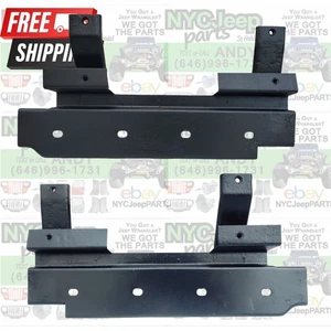 Jeep Wrangler YJ SIDE STEP Support Brackets PAIR 87-95 Original Body Step OEM - Picture 1 of 24