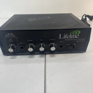 Lifeline Amplifier Classroom Amplification System 2 Microphone Line LA-30 - Picture 1 of 5