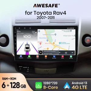 Für 2006-2012 Toyota RAV4 Android 14 Autoradio Car Play Navi GPS WIFI RDS 8 Core - Bild 1 von 13