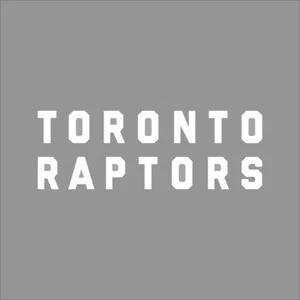 Toronto Raptors #7 NBA Team Logo 1 Color Vinyl Decal Car Window Wall - Picture 1 of 7