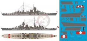 Marcas de crucero pesado Peddinghaus 1/200 Prinz Eugen con camuflaje Noruega 3485 - Imagen 1 de 1