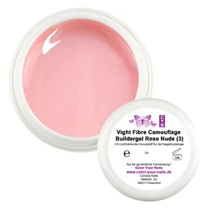 15ml Vight Fiberglas Camouflagegel Rose Nude (3) natürlicher Farbton, Aufbaugel - Bild 1 von 4