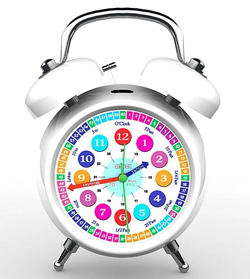 Kids Alarm Clock Time Teacher Bedroom Table Alarm Clock Office Table Clock 17CM - Image 1 of 4