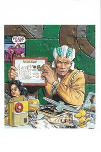 AK nummeriert - 4. Messe TOURS-Sammlungen 1992 - Zeichner MANCHU - Bild 1 von 1