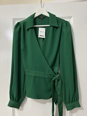 Blusa envolvente Next con cinturón talla 10R nueva con etiquetas Foto 1 de 4