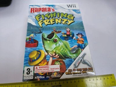 RAPALA FISHING FRENZY GAME + OFFICIAL ROD ADAPTER NINTENDO WII BRAND NEW SEALED! - Image 1 of 4