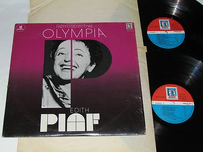 EDITH PIAF Retrospective Olympia 2-LP SET Muse Records Canada French Concert VG+ - Image 1 of 4