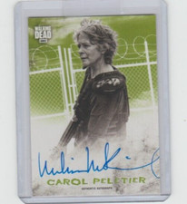 WALKING DEAD HUNTERS & THE HUNTED MELISSA MCBRIDE/CAROL AUTOGRAPH CARD #/25!!