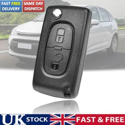 QNGENET For Peugeot 207 307 308 3008 5008 807 UK Car Remote Fob Control Shell Key Case