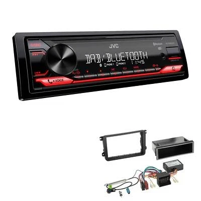 JVC KD-X282DBT Auto Radio Bluetooth DAB+ USB für Volkswagen VW Sharan II schwarz - Bild 1 von 4