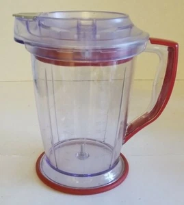 Ninja Master Prep QB900 Series 48 oz Red Handle Pitcher, Splash Guard (KT06) - Picture 1 of 3