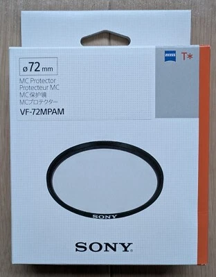 SONY Lens Filter VF-72MPAM MC protector / 72mm diameter / NEW - Image 1 of 3