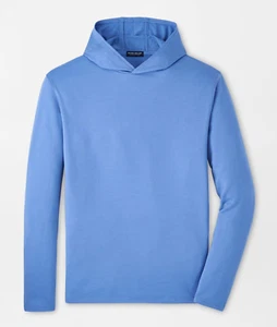 NEW MENS PETER MILLAR L/S EXCURSIONIST FLEX PULLOVER HOODIE SWEATSHIRT, MEDIUM - Picture 1 of 4