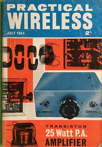 Práctico Inalámbrico - Julio 1964 - Transistor 25 W P.A. Amplificador, Revista - Imagen 1 de 3