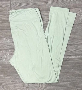 NEW Lularoe TC Tall and Curvy Leggings Solid Light Mint Green - Picture 1 of 1