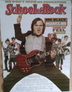 School Of Rock Movie Poster  🎸 2003 Scorpio Poster #958 Jack Black 🎥 - Picture 1 of 5