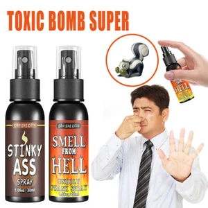 3X 30 Ml Spray De Pet Liquide Peut Puant La Bombe Malodorante Mousse De Gaz ~ - Imagen 1 de 15