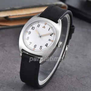 36mm Men White Black Dial 5ATM Wristwatch Automatic Mechanical Watch - Imagen 1 de 30