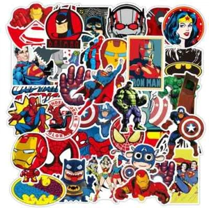 Marvel Sticker 50 Stück Merchandise Spiderman, Superman, Batman usw. (Art.Nr.73) - Bild 1 von 1