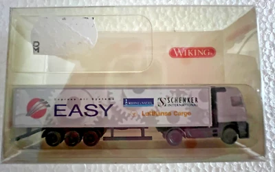 Wiking 9540124 MB Actros Rimorchio Con Cassa Schenker Easy 1:160 Nuovo In OVP - Immagine 1 di 2