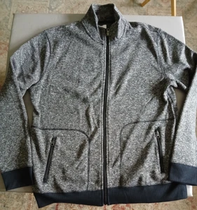 Sonoma Mens Size L Fleece Sweater Jacket Full Zip Two Pockets no hood -EUC - Picture 1 of 9