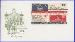 USA3 #1543-46 U/A ARTMASTER FDC BL4 Primer Congreso Continental - Imagen 1 de 1