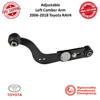 SPC Performance Adjustable Rear Left Camber Arm For 2006-2018 Toyota RAV4 #67811 - Image 1 of 4
