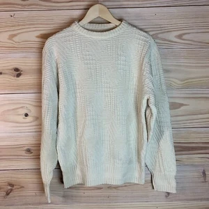 Suéter De Colección Christian Dior Para Hombre Mediano 40" Pescador Marfil Algodón Preparación EE. UU. - Imagen 1 de 14