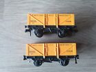 Hornby Dublo United Glass Wagons 2 Off  Vgc For Age
