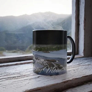 Color Changing! Rocky Mountain National Park ThermoH Morphin Ceramic Coffee Mug - Picture 1 of 9