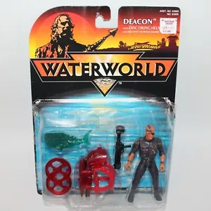 New 1995 Kenner Hasbro Waterworld Deacon Dennis Hopper Helmet Action Figure Toy - Picture 1 of 7