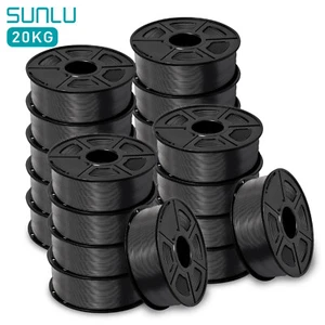 Filamento de impresora 3D SUNLU 20*1 KG PLA+ PLA Plus 1,75 mm bajo olor buena adhesión - Imagen 1 de 8