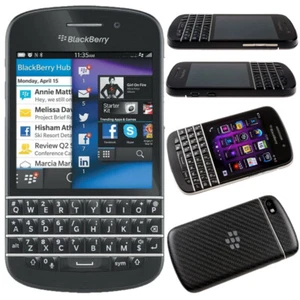 Original BlackBerry Q10 (SQN100-1,-3,-5) Micro-SIM Qwerty Unlocked Mobile Phone - Picture 1 of 22
