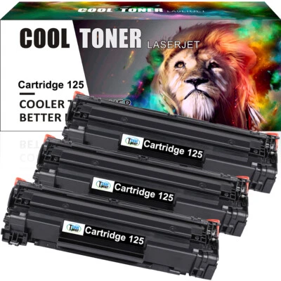 3PK CRG125 3484B001 Toner Cartridge Compatible for Canon 125 imageCLASS LBP6030w - Image 1 of 4