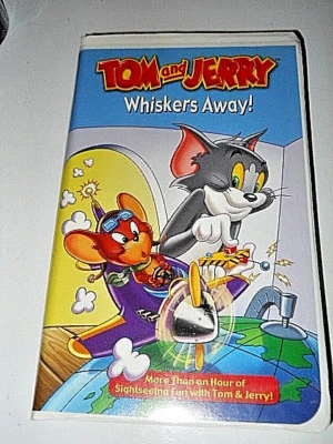 Tom and Jerry "Whiskers Away!" VHS (Time Warner Company 2003 USA) Clamshell - Image 1 of 4