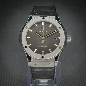 Hublot Classic Fusion Racing Grey 42 Titanium Gray Dial Papers 542.NX.7071.LR - Picture 1 of 7