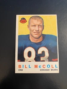 ¡¡Billete de fútbol americano Topps 1959 #151 McColl!! ¡ENVÍO DE $1!! - Imagen 1 de 2