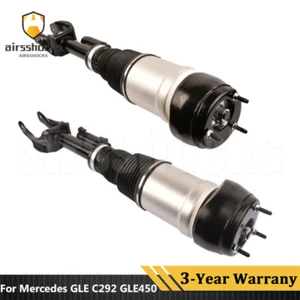 2Pcs Front Air Suspension Shock Struts for Mercedes-Benz GLE400 4Matic 2016-2019 - Picture 1 of 10