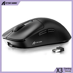 ATTACK SHARK X3 49g SUPERLIGHT Gaming Mouse PixArt PAW3395 BT/2.4 Wireless/Wired - Picture 1 of 70