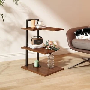Unique Side Table Modern Thin Small Side Table, Skinny Slim for Living Room - Picture 1 of 6