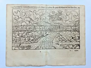SELESTAT FRANCE 1552 COSMOGRAFÍA DE MUNSTER GRAN VISTA ANTIGUA SIGLO 16 - Imagen 1 de 5