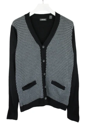 Мужской свитер-кардиган Kenneth Cole Reaction на пуговицах смесь шерсти вязаный - Изображение 1 из 4