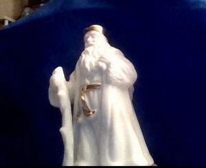 Lenox Victorian Santa Figur 5" 24K Goldrand Weihnachtsmann, Nikolaus - Bild 1 von 6