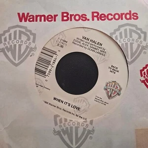 Van Halen - When It's Love/Black and Blue - 45 RPM 7 inch Vinyl - Picture 1 of 2