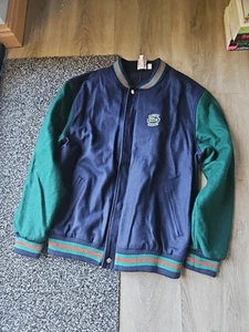 Lacoste X Supreme Varsity Wool Jacket Size Xl Blue - Picture 1 of 3