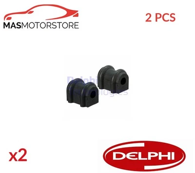 ANTI-ROLL BAR STABILISER BUSH KIT REAR LOWER DELPHI TD1663W 2PCS I NEW - Image 1 of 4